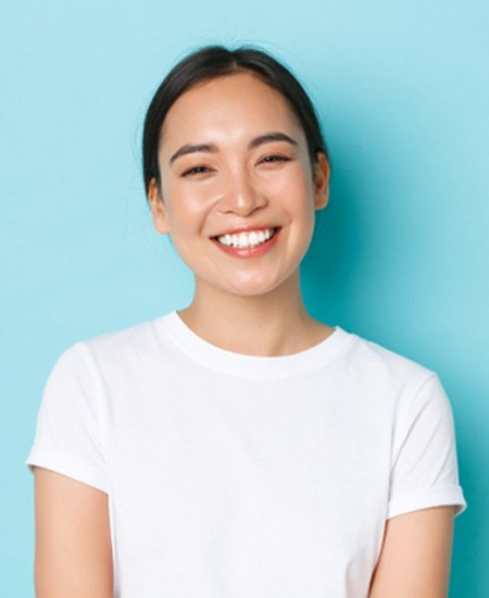 Woman with a pleasant smile