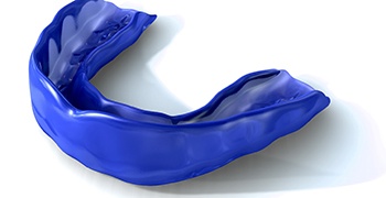 Mouthguard lying on a table