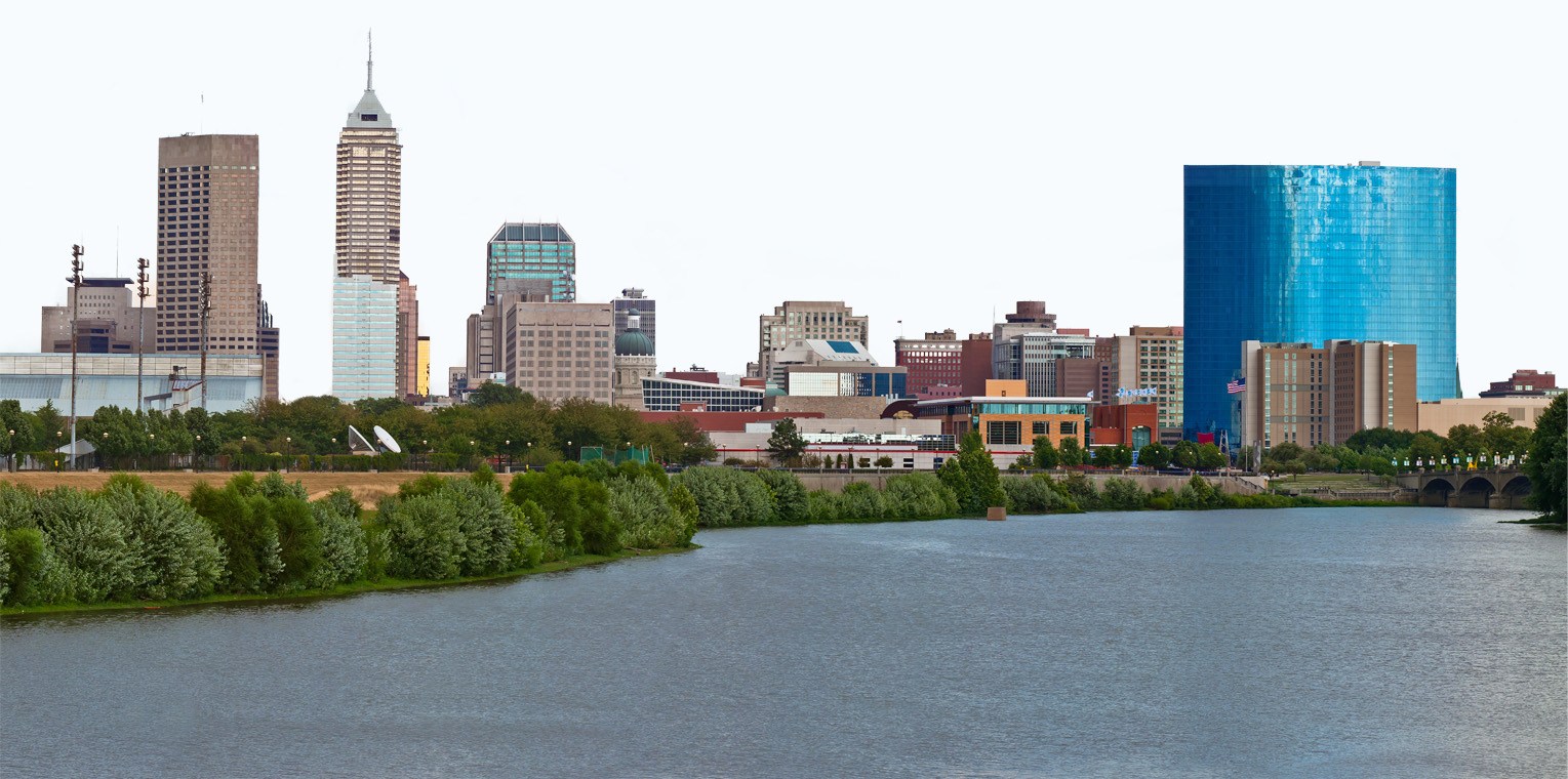 Indianapolis Indiana city skyline