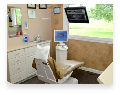 view of inside dental office